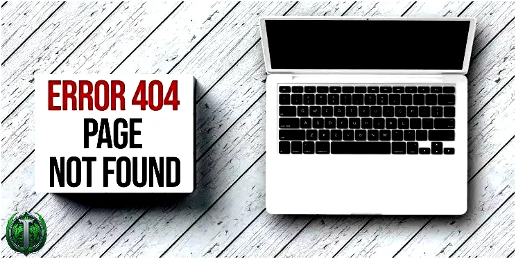 Ноутбук біля знаку помилки 404