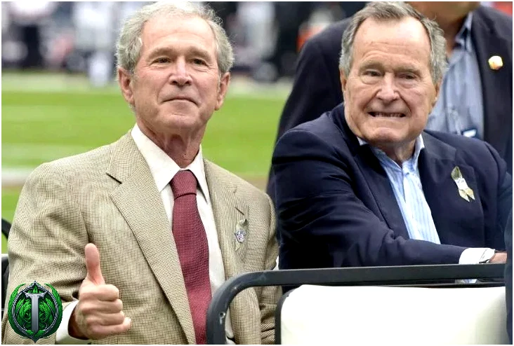 Фотографія обох президентів Бушів