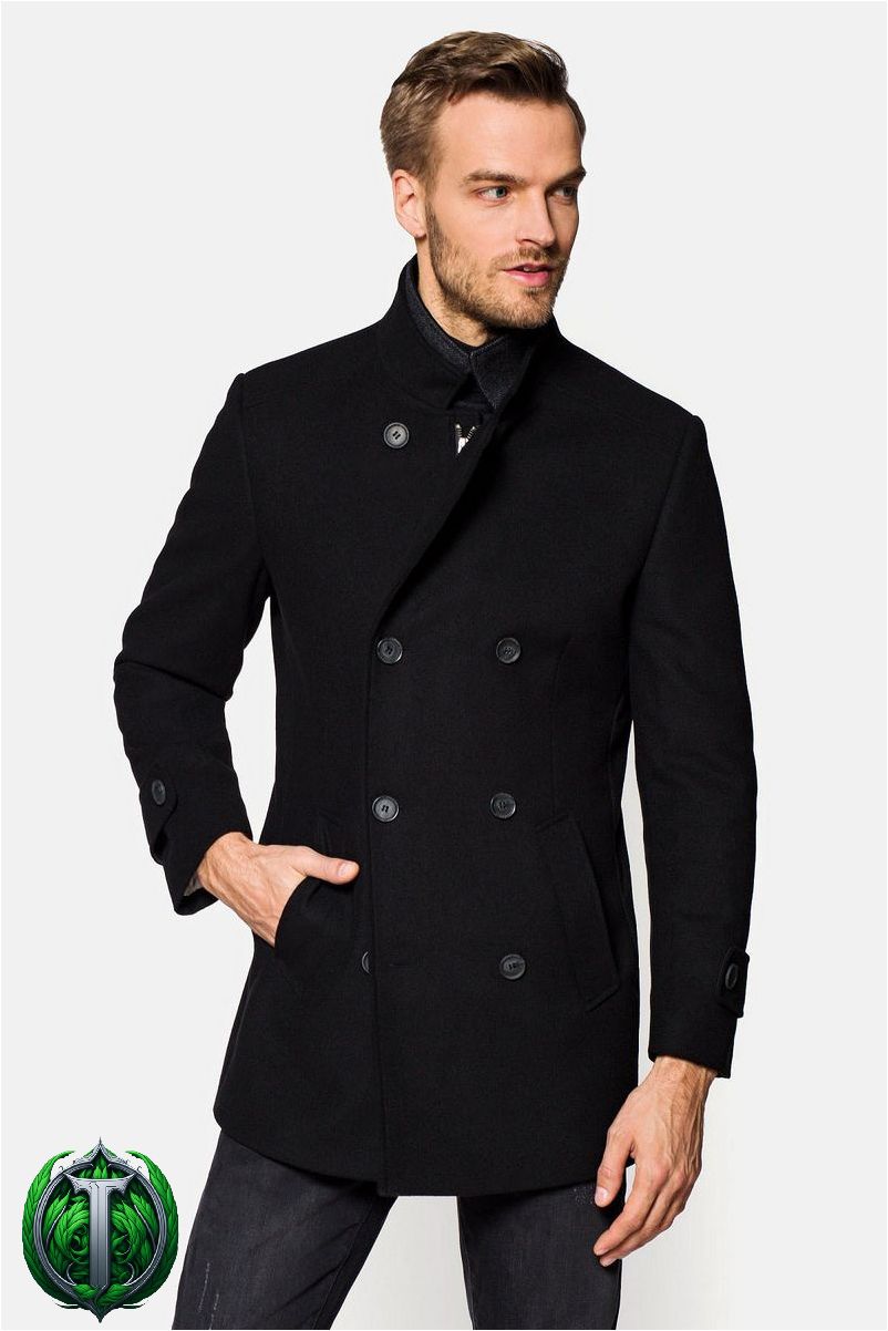 чорне чоловіче пальто-3