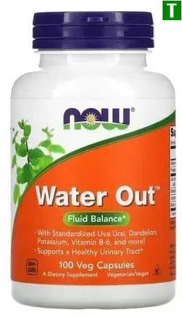 Now Foods Water Out 100 капсул — дренажный комплекс для контроля задержки жидкости и баланса электролитов