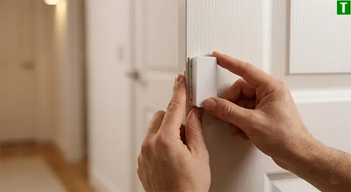 SimpliSafe — бездротова сигналізація для самостійного встановлення Встановлення бездротової охоронної сигналізації своїми руками — датчик кріпиться на клейкій основі без свердла